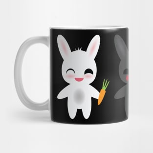 Cute rabbit and killer rabbit Mug